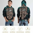 thumbnail image 6 of Rick And Morty Unisex Sweatshirts Loose Pullover Sweater Hooded Hoodie 3D Printing Jacket Winter Fall Clothes XL, 6 of 7