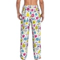 thumbnail image 3 of Xecao Doodle Fruits Men's Straight Lounge Pajama Pants: The Ultimate in Comfortable Sleepwear, 3 of 9