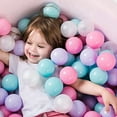 thumbnail image 2 of 1000 Pcs Kids Ball Pit Balls - 2.2 Inch Non-Toxic & BPA-Free, Sensory Play Balls for Toddlers - Durable PE Plastic, Colorful Learning Toys for Indoor Outdoor Play, Motor Skills Development, 2 of 7