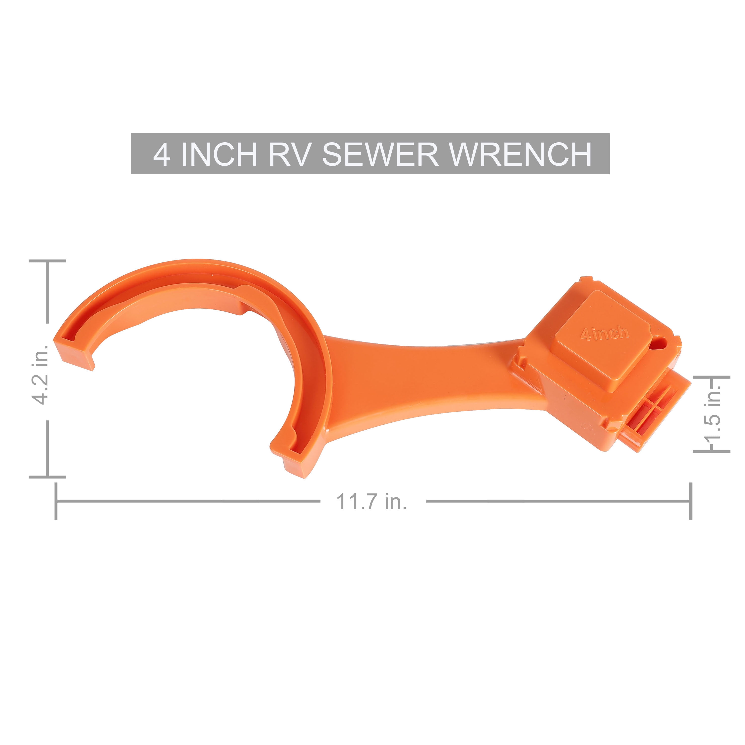 Auto Drive RV 7-in-1 Sewer Wrench Set, Durable, Fits Most, Set