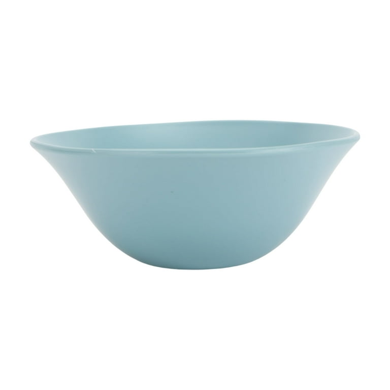 Mainstays Blue 12-Piece Recycled Plastic Dinnerware Set, Durable