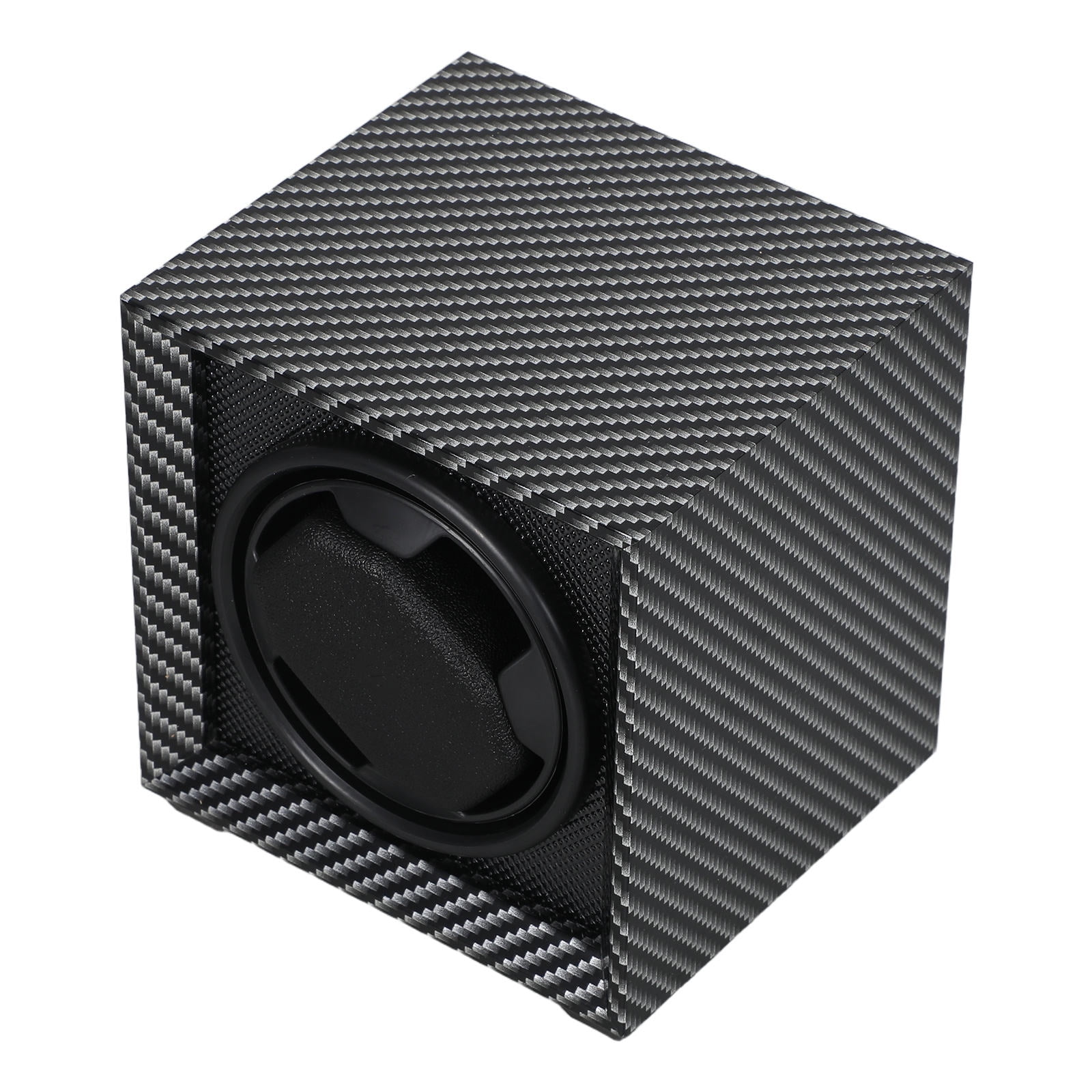 HONMEET Automatic Single Watch Winder Box Wood for Mechanical Watches with USB Power and Adjustable Rotation
