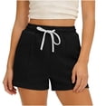 thumbnail image 2 of Zedker Women's 3" Swim Board Shorts High Waisted Swimsuit Bottoms Tummy Control Swimming Trunks with Liner Pockets Size S-XXL, 2 of 6