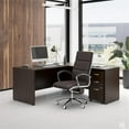 thumbnail image 5 of Pemberly Row 66W L Shaped Desk with Mobile File Cabinet in Mocha Cherry, 5 of 5