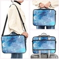thumbnail image 6 of Large Travel Artist Makeup Bag With Adjustable Dividers &12 Brush Slots Portable Cosmetic Organizer Starry Sky, 6 of 7