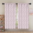 thumbnail image 5 of Blackout Kids Curtains,Pink Purple Sun Cloud Pattern Childrens Insulated Curtains Set Of 2,Bedroom Essentials,Toddler Room Decor 52"x63", 5 of 5