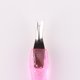 thumbnail image 3 of Juego de 3 herramientas para manicura y pedicura: recortador de cutículas, empujador, removedor de piel muerta y callos (rosa)., 3 of 7