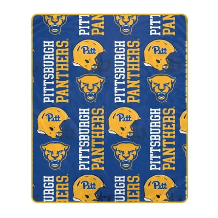 Pegasus Pitt Panthers 50" x 60" Homefield Stacked Logos Ultra Soft Blanket