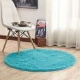 thumbnail image 7 of Bedroom Luxury Round Fluffy Area Rug Super Soft Wear Resistant Non-Slip Design Circle Rug Floor Carpet, 7 of 7