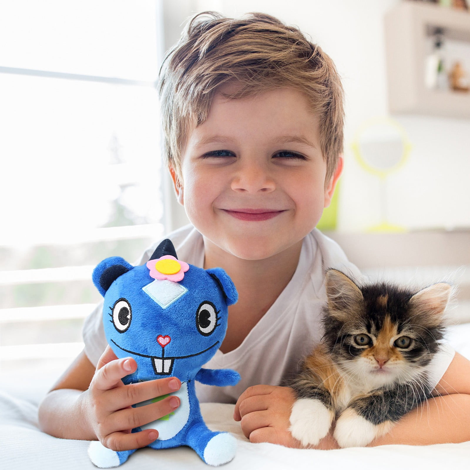 Cyinyin Happy Tree Friends Plush Soft Stuffed Animal, Happy Tree