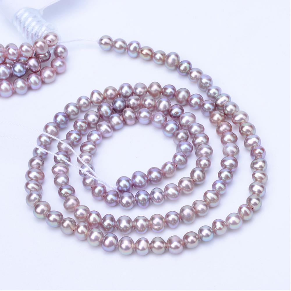1strand Cultured Freshwater Pearl Beads Strands Round Old Rose 3~3.5mm Hole: 0.8mm about 113pcs/strand 14.17 inch