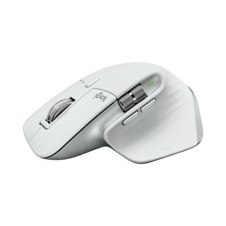 Logitech Master Series MX Master 3S Performance Wireless Mouse, USB-a to USB-C, Pale Gray