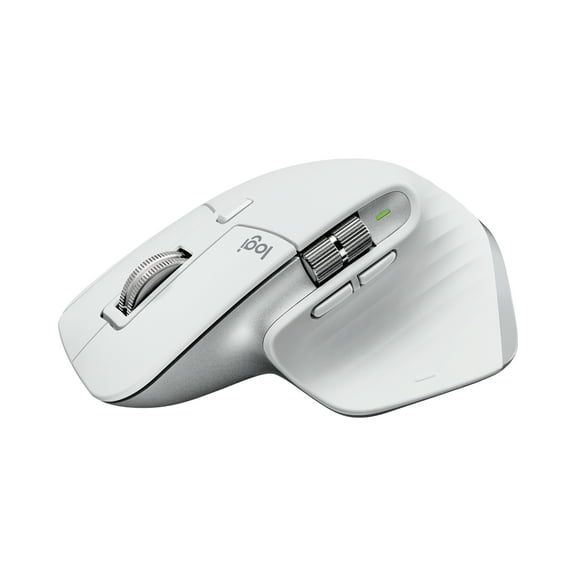 Logitech Master Series MX Master 3S Performance Wireless Mouse, USB-a to USB-C, Pale Gray
