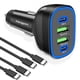 thumbnail image 1 of Cargador de coche Meagoes de 72 W y 4 puertos USB C Super Fast para iPhone, 1 of 7