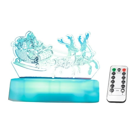 

DBYLXMN Baby Girl Night Light And Sound compatible with Machine Christmas Decorative Lights Colorful New Decorative Lights Luminous Ornaments Acrylic Deer Xmas Deer Pulling Sleigh Christmas Tree