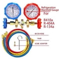thumbnail image 5 of R410A 3 Way AC Diagnostic Manifold Gauge Set for Freon Charging Fits R-404A R-134A Refrigeration Ma, 5 of 5