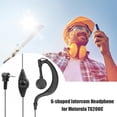 thumbnail image 4 of 2.5mm Plug G Forme Casque Écouteur Micro PTT pour Radio Motorola, 4 of 6