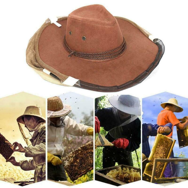 Beekeeping Beekeeper Cowboy Hat Mosquito Bee Insect E9N2 H6Y8 Prot Hea Face J4I2