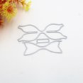 thumbnail image 2 of Cinta Bowknot Plantilla de grabación en relieve DIY Acero al carbono Álbum de recortes Sello Tarjeta de papel Troqueles de grabación en relieve Sweethay HA2124-00, 2 of 6