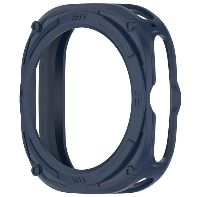 Semi Covered Hollowed Out Metal Watch Case Stylish Protection for Smartwatch