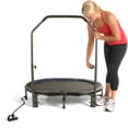 thumbnail image 5 of Stamina InTone Oval Fitness Rebounder Trampoline with Handlebars, White, 5 of 8