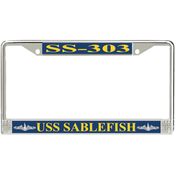 USS Sablefish SS-303 License Plate Frame