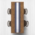 thumbnail image 2 of Creative Products Large Farmhouse Stripe Navy Blue 16x72 Poly Twill Table Runner, 2 of 3