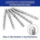 thumbnail image 4 of 50 Pieces Drywall Drill Bits Pilot Point Cutting Drill Bits Diameter Drywall Router for Spiral Saws (5/32 Inch), 4 of 5