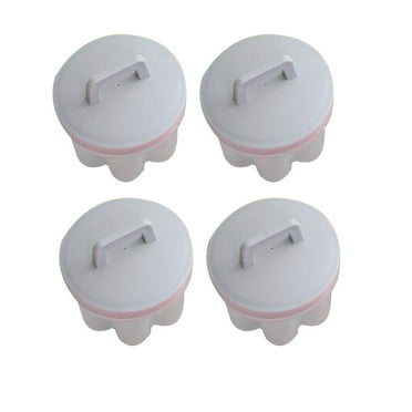 4 Pcs Microwave Egg Cooker Cookers Cookware Fried Shaper Poached Holder Mini Steamed Cup
