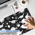 thumbnail image 4 of Long Mouse Pads for Desk,Dinosaur Silhouette Pattern Desk Mats on Top Of Desks, Desk Mouse Pad Extra Large with 3mm Non-Slip Base and Stitched Edge for Gaming,Office,Work,Home 31.5"x15.7", 4 of 6