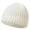 White, variant on Lovskoo Baby Beanie Fleece Lined Toddler Winter Hat Boys Girls Knit Warm Beanies Kids Ski Hats 12 Months Beige