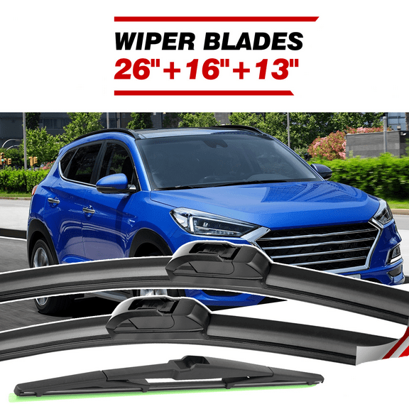 Windshield Wiper Blades 26" 16" 13" Replacement for Hyundai Tucson 2015-2020