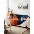 thumbnail image 3 of Navy Blue Burnt Orange Couch Cover for Dogs, Boho Art Modern Geometric Washable Sofa Covers Slipcover for Pets Dogs Futon Cover, Couch Recliner Covers, Oversized Chair Slipcover 71"x91", 3 of 9