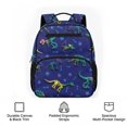 thumbnail image 6 of Uorisanigo Cool Dinosaur Kids Backpack for School Ages 5-8, Durable Preschool Daypack with Side Water Bottle Pocket, Lightweight Bookbag for Outdoor Hiking, 6 of 7
