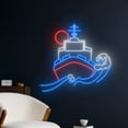 thumbnail image 2 of Handmadetneonsign Cruise Neon Sign, Luxury Cruise Led Sign, Luxury Cruise Neon Sign, Ocean Lover, 2 of 5