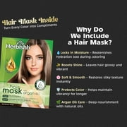 Herbishh Dark Brown Color Shampoo for Gray Hair, Permanent Hair Colour, Men & Women (500 ml)