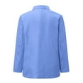 thumbnail image 3 of Women Workoffice Suit V Neck Cardigan Single Breasted Fashion Jacket Pockets Professional Overcoat Button Down Fitted Outwear Solid Color Blazer, 3 of 7