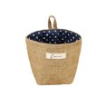 thumbnail image 1 of Worallymy Bolsa de almacenamiento de yute plegable para artículos diversos organizador lavable bolsa colgante para artículos de habitación azul Worallymy JD735806569, 1 of 7