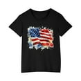 thumbnail image 5 of CFLVAEK 4th of July T Shirts for Kids 3D American Flag Graphic Tees Casual Crewneck Short Sleeve Cotton Tshirts Indenpendence Day Tops 9 Years, 5 of 6