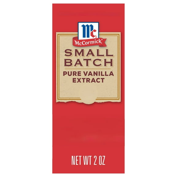 Pack Of 2 McCormick Small Batch Pure Vanilla Extract, 2 oz (Package May Vary)