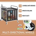 thumbnail image 3 of Estante de almacenamiento de pelotas deportivas STORAGE MANIAC Rolling, paquete de 1, 3 of 9