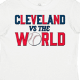 thumbnail image 4 of Inktastic Cleveland Vs. the World Blue and Red with Baseball Boys or Girls Toddler T-Shirt, 4 of 5