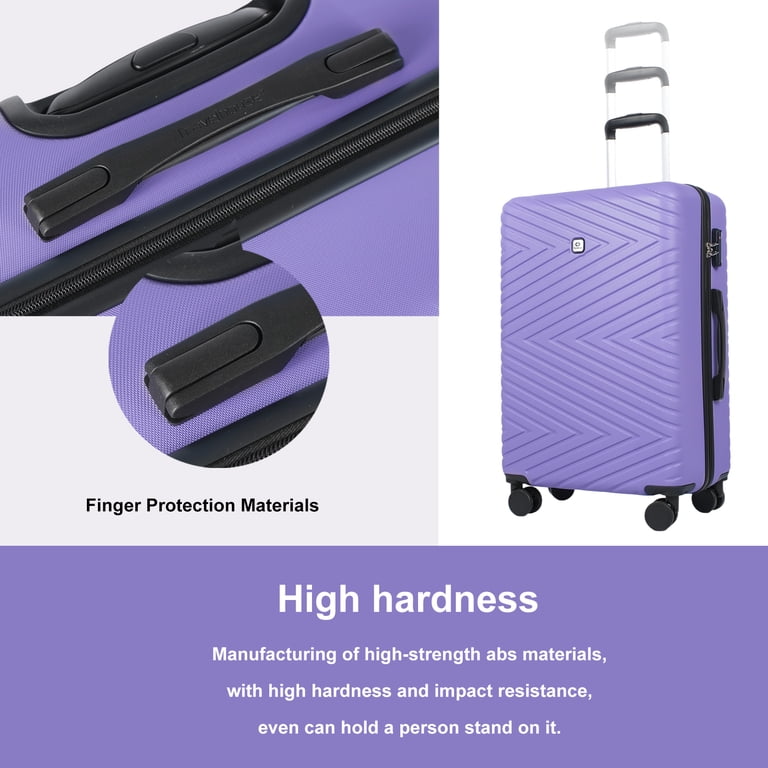 Travelhouse 4 Piece Hardshell Lightweight Luggage Set with TSA