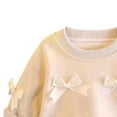 thumbnail image 5 of HVOBTTY Toddler Girl's Solid Color Crew Neck Long Sleeve Sweatshirt Long Pant 2 Piece Casual Matching Outfit Suits, 5 of 5