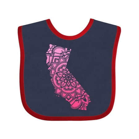 

Inktastic California Silhouette Mandala Gift Baby Boy or Baby Girl Bib