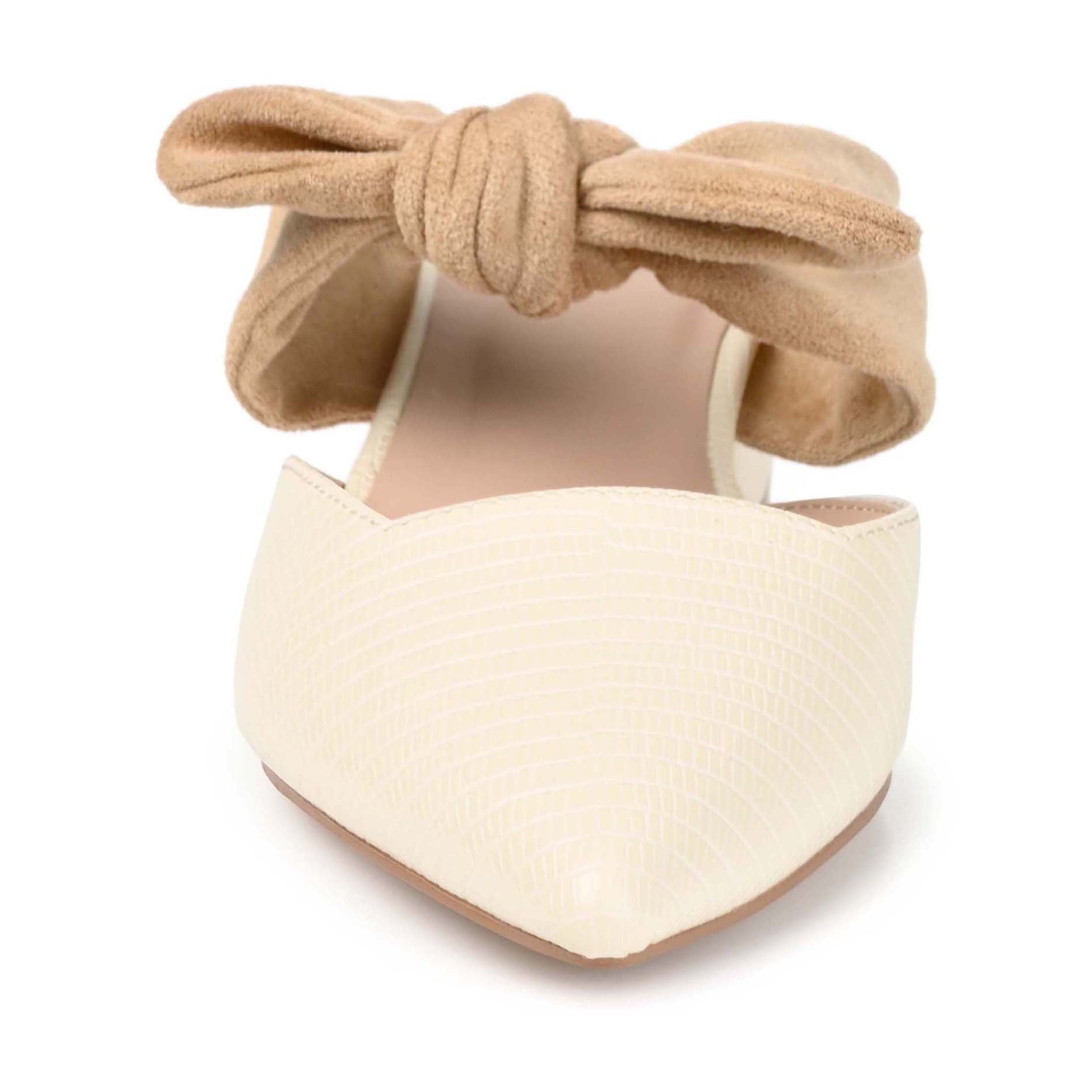 Journee Womens Melora Slip On Pointed Toe Mules Flats