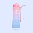 thumbnail image 4 of Collapsible Water Bottle with Time Marker, 20oz Sports Water Bottle Large Leakproof Reusable BPA Free Silicone Water Bottle, Portable Collapse Water Bottles for Travel, Sports, Outdoors (Pink), 4 of 5