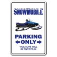 thumbnail image 1 of SignMission Z-Snowmobile 8 x 12 Po Signal de Stationnement pour Motoneige, 1 of 1