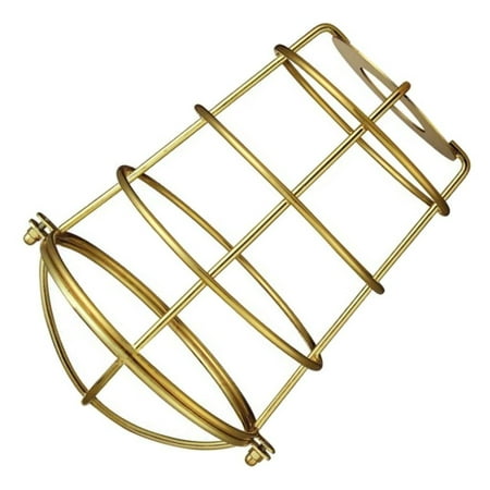 Westinghouse 850325 - 2.25" Polished Brass Finish Cage Shade (2 1/4" Neckless Polished Brass Cage Shade)