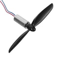 thumbnail image 3 of Hollow Shaft Motor with Propeller Coreless Motor for Replacement 1Set Plastic Black, 3 of 4